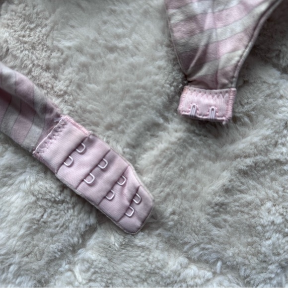 Victoria's Secret | Body By Victoria Pink & Cream Striped Lined Demi | Size 36B - Picture 8 of 10